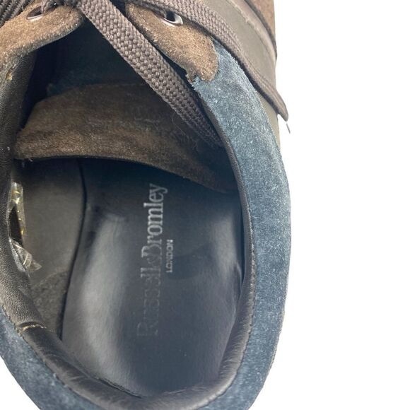 RUSSELL AND Bromley London Mens Brown & Black Fast Pace Lace Up Sneakers EU 41 - Picture 11 of 14